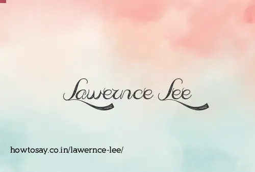 Lawernce Lee
