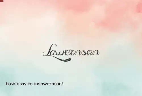 Lawernson