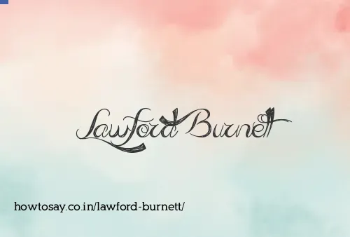 Lawford Burnett