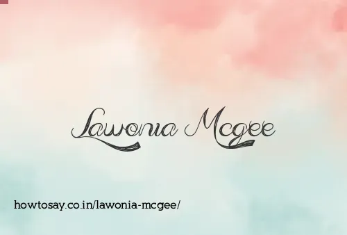 Lawonia Mcgee
