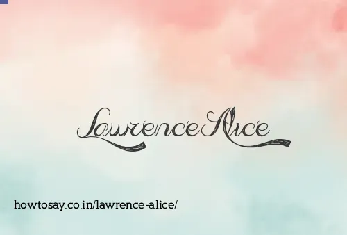 Lawrence Alice