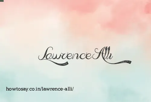 Lawrence Alli