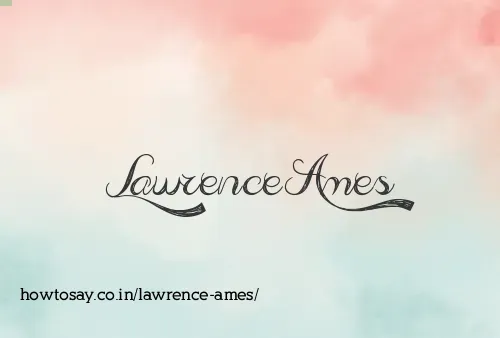 Lawrence Ames