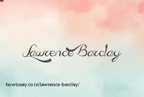 Lawrence Barclay