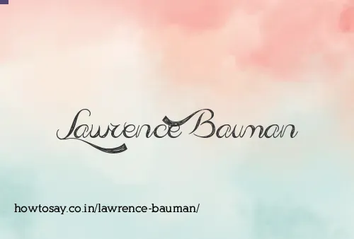 Lawrence Bauman