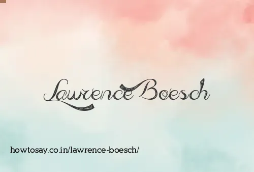 Lawrence Boesch