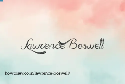 Lawrence Boswell