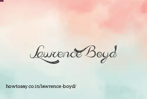 Lawrence Boyd