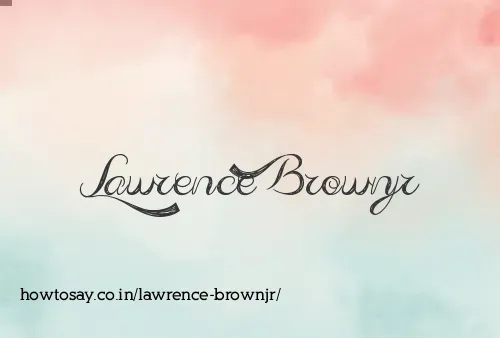 Lawrence Brownjr