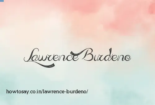 Lawrence Burdeno