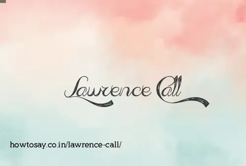 Lawrence Call