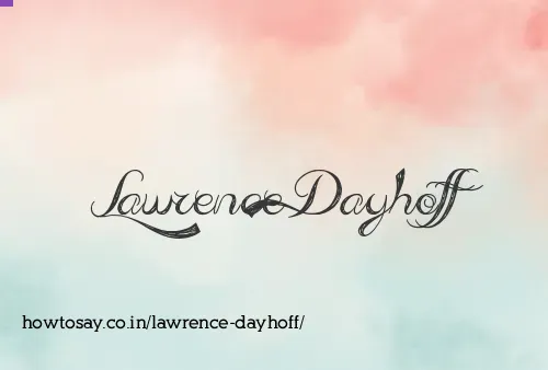Lawrence Dayhoff