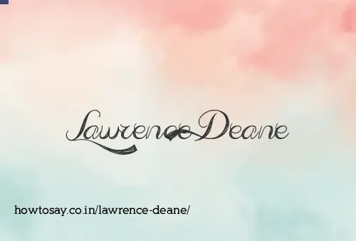 Lawrence Deane