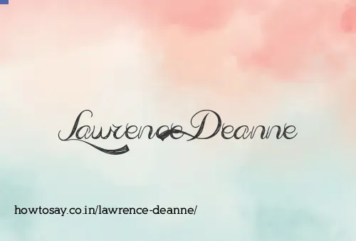 Lawrence Deanne