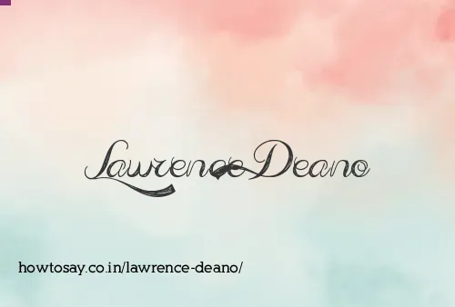 Lawrence Deano