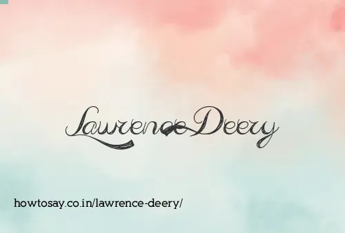 Lawrence Deery