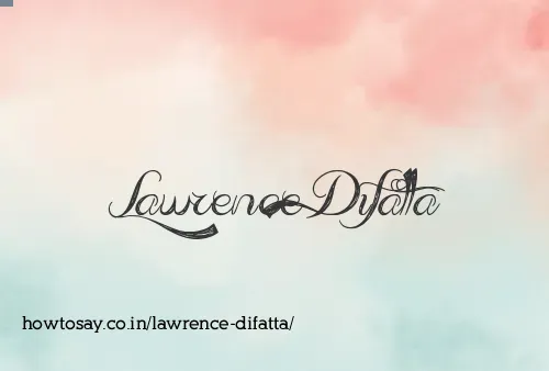 Lawrence Difatta