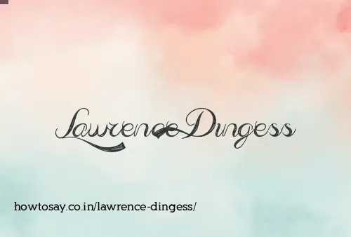 Lawrence Dingess