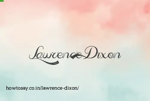 Lawrence Dixon