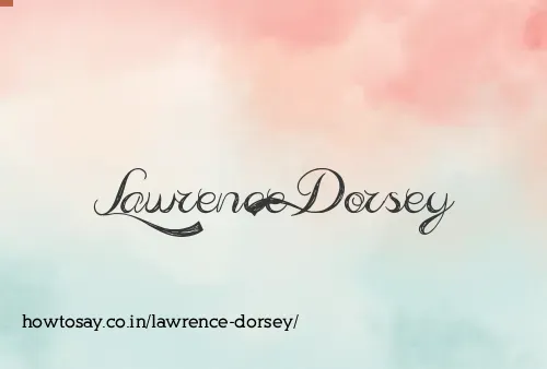 Lawrence Dorsey