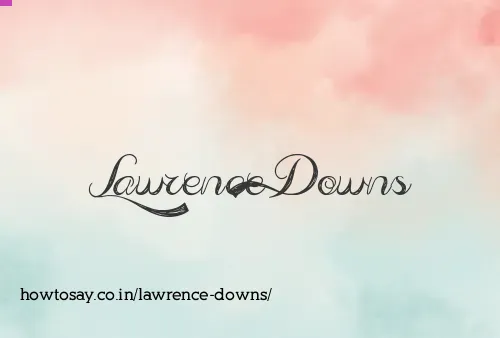 Lawrence Downs