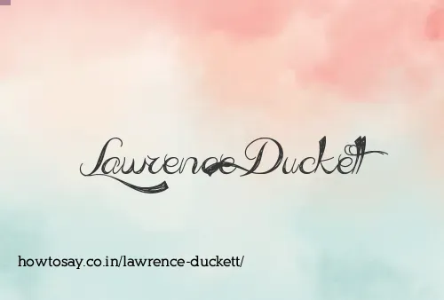 Lawrence Duckett