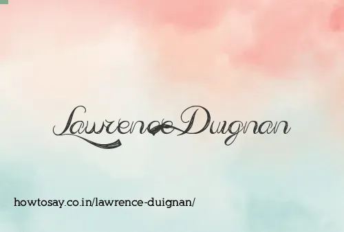Lawrence Duignan