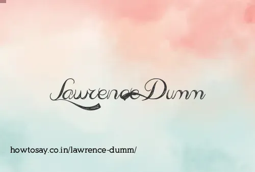 Lawrence Dumm