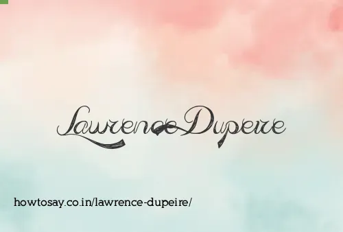 Lawrence Dupeire