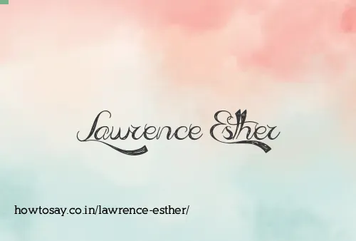 Lawrence Esther