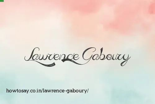 Lawrence Gaboury