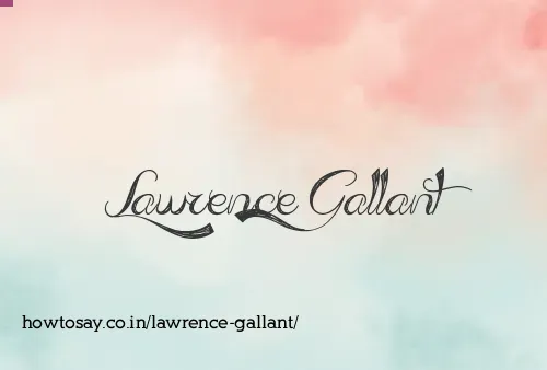 Lawrence Gallant