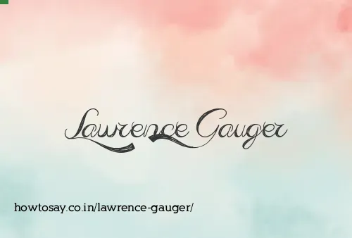 Lawrence Gauger