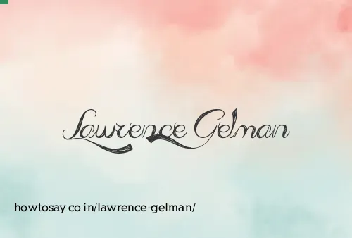 Lawrence Gelman