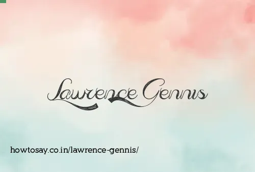 Lawrence Gennis