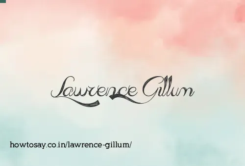 Lawrence Gillum