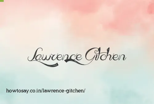 Lawrence Gitchen