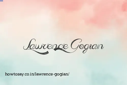 Lawrence Gogian