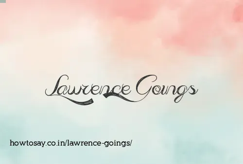 Lawrence Goings