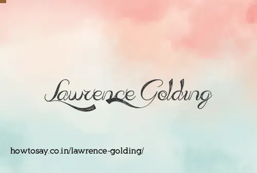 Lawrence Golding