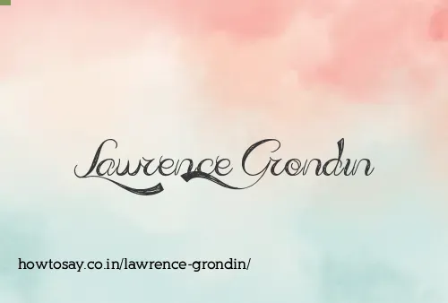 Lawrence Grondin