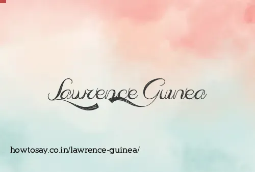 Lawrence Guinea