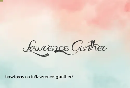 Lawrence Gunther
