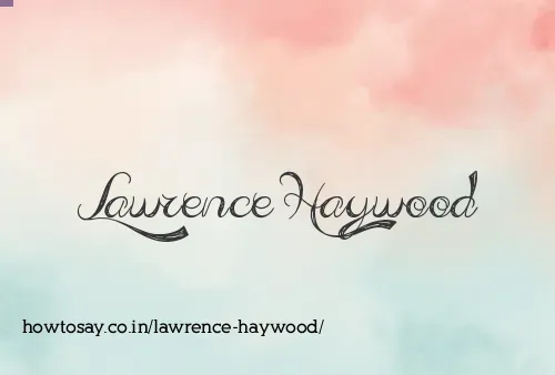 Lawrence Haywood