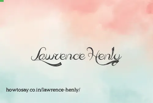 Lawrence Henly