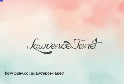 Lawrence Janet
