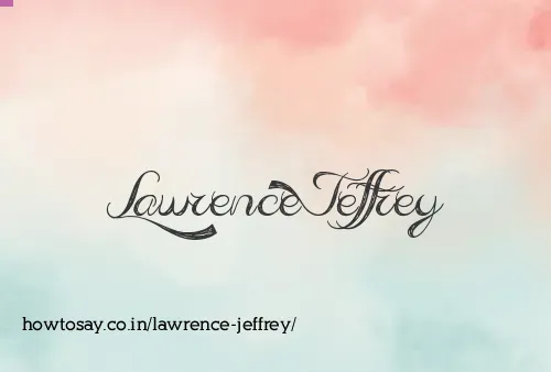 Lawrence Jeffrey