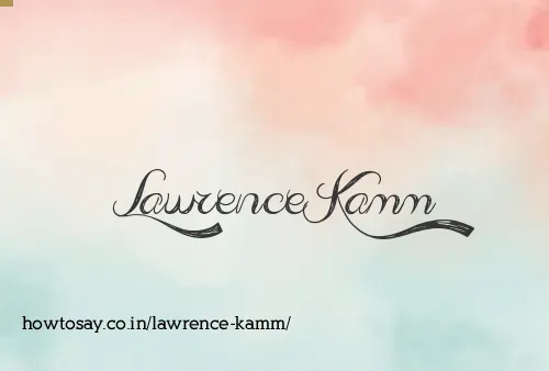 Lawrence Kamm