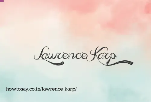Lawrence Karp