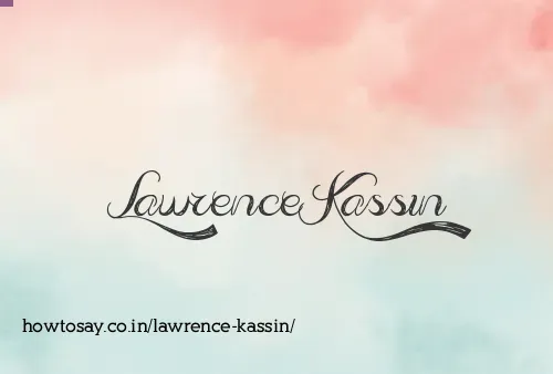Lawrence Kassin